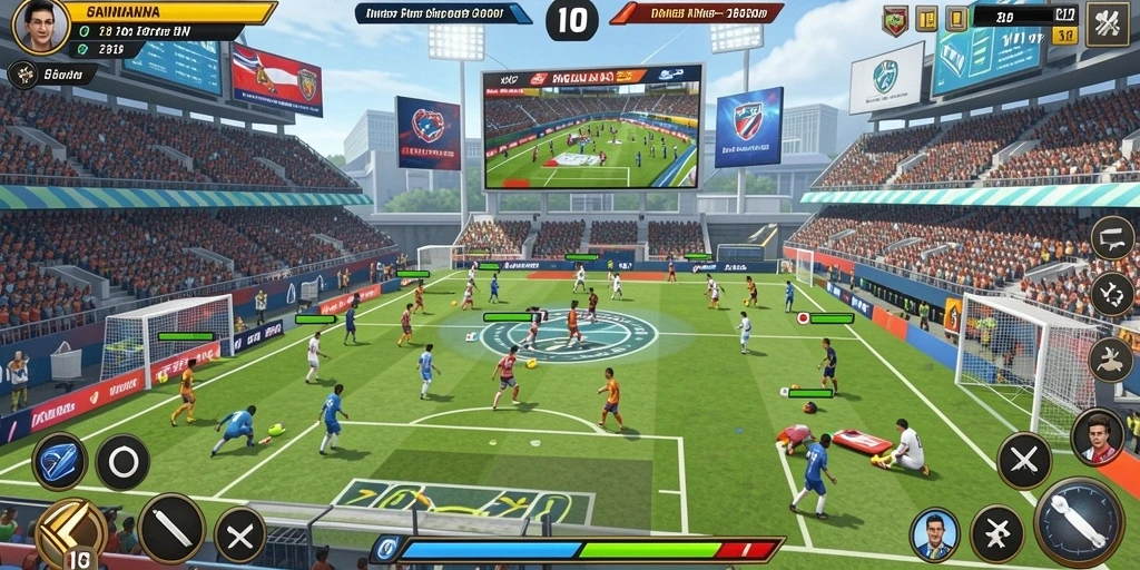 bara22 - Screenshot menunjukkan salah satu mode permainan yang menarik.