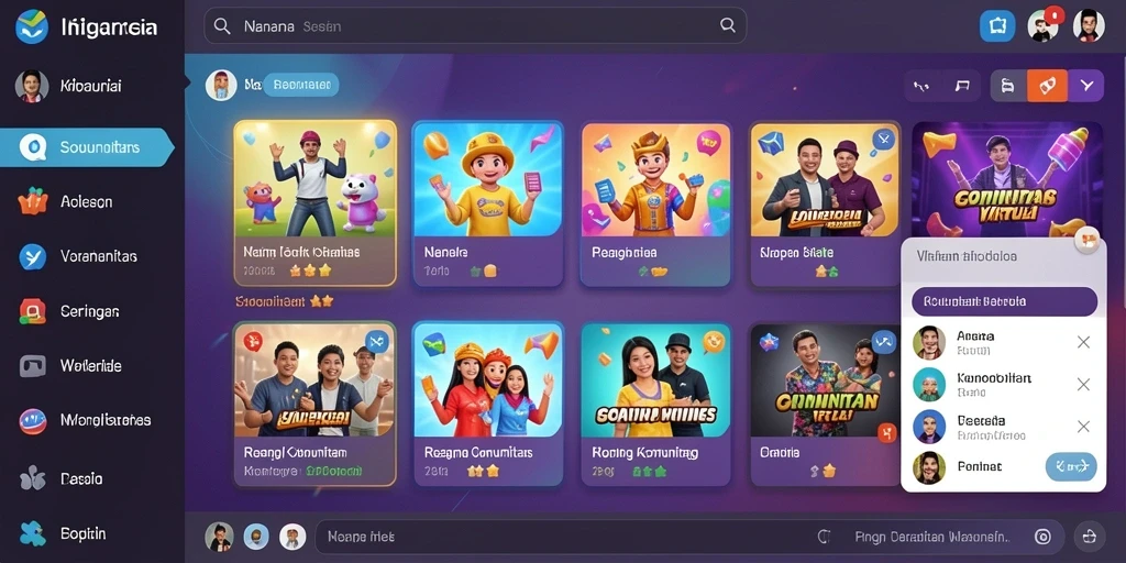 klubimpian - Fitur komunitas yang memudahkan interaksi antar pemain.